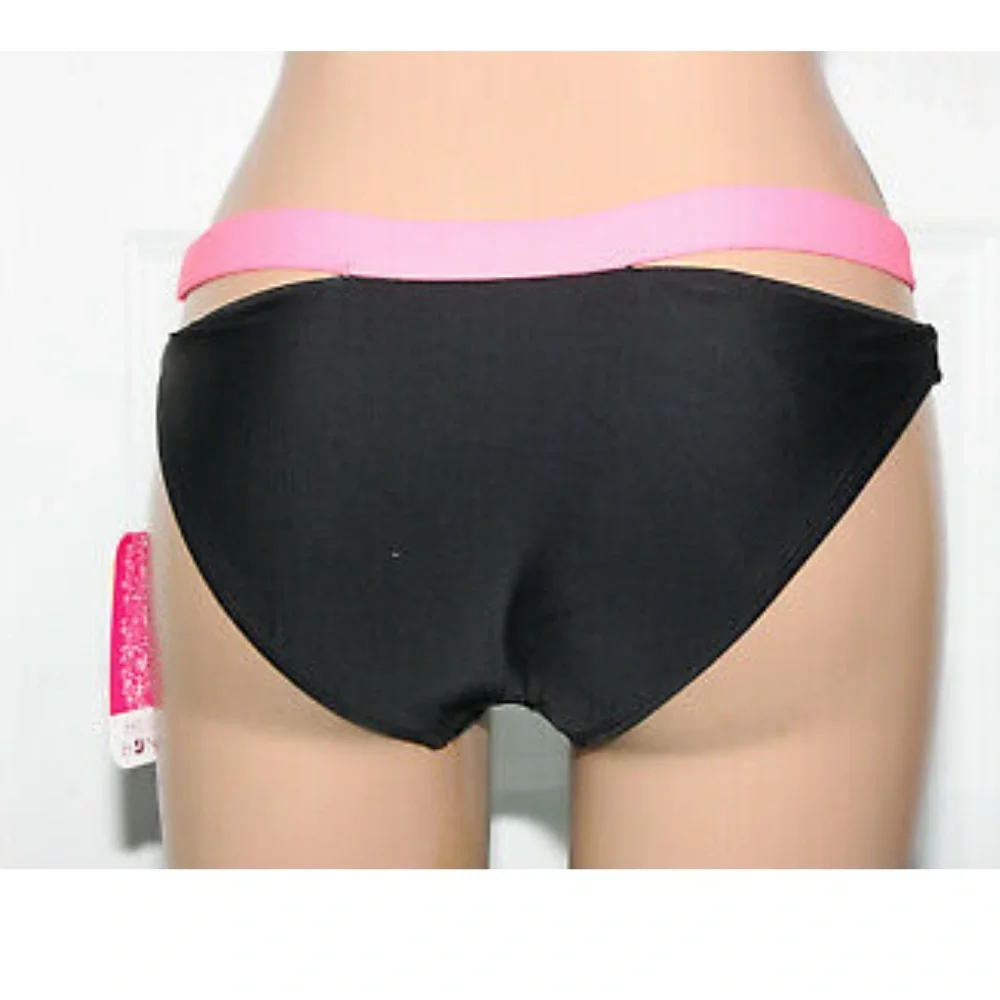 Hula honey colorblock cutout swim bottoms